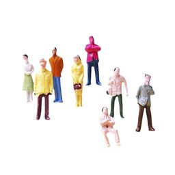 MERISHOPP® 100pcs Painted Model Train People Figures Scale TT (1 to 100)|Toys & Hobbies | Model Railroads & Trains | HO Scale image 5