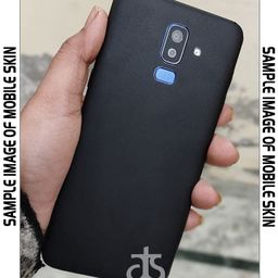 AtOdds Mobile Skin Sticker Wrap | Compatible for Samsung M35 (5G)| Scratchproof Matte Finish | Full Coverage for All Sides & Camera Protection (Matte Black) image 2
