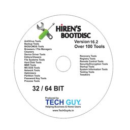 TechGuy4u Hirens Boot CD 16.2 Tool to Fix & Repair All PC Problems 2018- Latest Edition - Printed DVD Label image 1