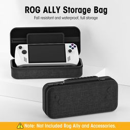 Carrying Case for Rog Ally & Accessories, Portable Handbag for Rog Ally/ROG Ally X, EVA Carrying Case Rog Ally Organizer with Handle, Waterproof Protective Storage Bag Travel Case for Rog Ally Console image 3