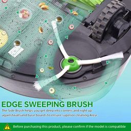 HASTHIP® Compatible with iRobot Roomba i Series, 10Pcs Replacement Parts for iRobot Roomba i Series, Including Multi-Surface Rubber Brush, Edge-Sweeping Brushes, Filters, Cleaning Brush, Screwdriver image 4