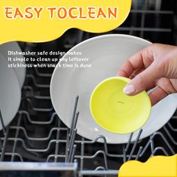 HASTHIP® Silicone Popsicle Drip Catcher, 2 in 1 Silicone Ice Cream Cone Drip Guard for Waffle Cone Ice Cream Reusable Food Grade Ice Cream Holder Drip Tray for Popsicle, Cone Ice Cream, Pack of 4 image 5