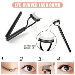 MAYCREATE® Eyelash Curler for Women Lash Curler Kit, Includes Metal Eyelashes Curler, Folding Separator Comb & 6 Replacement Rubber Refill Pads Combo Kit image 5