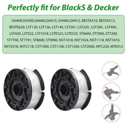 HASTHIP® Grass String Trimmer Wire/Weed Eater String for BLACK+DECKER Replacement, 30Ft Nylon Weed Trimmer Line Spool - Universal Wire/Spool for AF-100AF-100-3ZPAF-100-BKP - Brush Cutter Accessories image 5