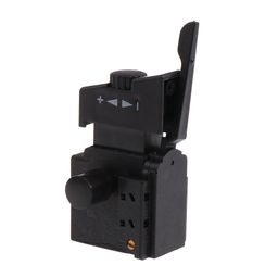 FA2-6/1BEK Black Lock On Power Tool Push Button Tool Electric Hand Drill Speed Control Trigger Switch AC 250V # 4 image 4