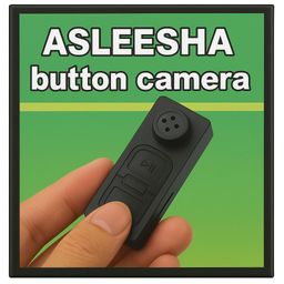 Asleesha Button 720p HD Ready Wired DV Portable Video Button Camera Video Audio Recorder DVR Digital Camcorders Security Camera image 1
