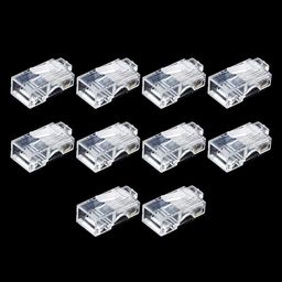CALANDIS™ 10 Pieces SHD Connectors Crimp Ends 8P8C UTP Network Plug | Plugs Jacks & Wall Plates | Networking Cables & Adapters | Computer Cables & Connectors image 1