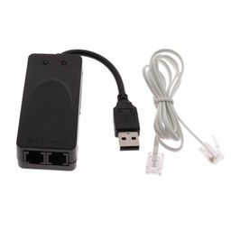2-Port Fax Modem, USB External Dial Up Internet Fax Data Modem 56K V92 V90 image 3