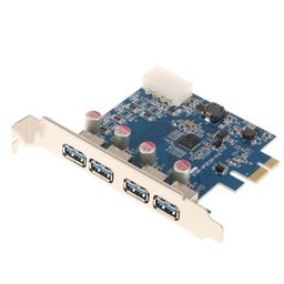 ivelect 4-Port Super Speed USB 3.0 PCI Express Card with 4-pin IDE Power Connecter image 3