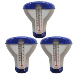 CALANDIS™ 3X Pool Floating Chlorine Dispenser Large Capacity Durable with Thermometer | Pool Chemicals & Clarifiers | Pool Chemicals & Testing | Pools & Spas | Yard, Garden & Outdoor Living image 1