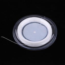Meadawgs® Durable Nylon Badminton Racket String High Flexibility White image 2