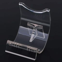 ivelect 50pcs Translucent Lighter Display Stand Clear Acrylic Holder Bracket lighter image 4
