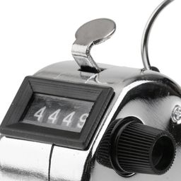 Lista 4 Digits Hand Held Tally Counter Numbers Clicker image 3