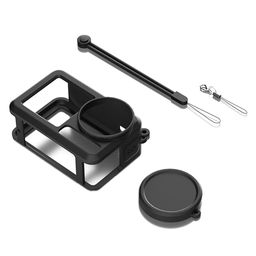 zorbes Silicone Protective Case Lens Caps for DJI Action 5Pro Camera Case Scratch Proof and Skin Friendly Designs Soft Housing, Silicone Skin Cover for Action 5Pro with Lannyard & Lobster String Loop image 1