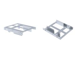 CALANDIS™ 2Pcs 2.5" to 3.5" SSD Adapter Dual HDD SSD Mounting Bracket Hard Drive White | Case Parts & Accessories | Computer Cases & Accessories | Computer Components & Parts image 3