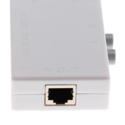 atorse ATORSE® 2Port Button Network Switch Splitter Hub 2-in 1-Out Or 1-in 2-Out 100M/10M#2 image 3