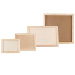 ATORSE Craft Kits 4xartificial Wooden Photo Frame Picture Frame Art Frame Desktop Display 18x14cm-Crafts- Home Arts & Crafts- Framing & Matting- Frames & Supplies image 4