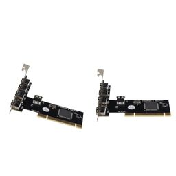 CALANDIS™ 2X USB2.0 PCI Card,PCI 32bit Expansion to 4Port USB Adapter Hub Controller | Port Expansion Cards | Interface/Add-On Cards | Computer Components & Parts image 1