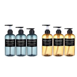 The Style Sutra 6pcs Foaming Soap Dispenser Lotion Shampoo Pump Bottle 500ml|Home & Garden | Bath | Bath Accessory Sets image 1