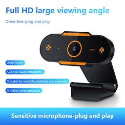 MERISHOPP®Auto Focusing HD Web Camera with Microphone for PC 720P Fixed Focus|Computers/Tablets & Networking | Webcams|1 x Web Camera image 5
