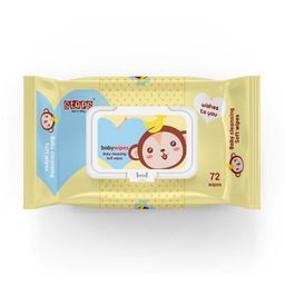 steps soft n' silky Steps Soft N SILKY Wet Baby Wipes With Lid, 72 Count (PACK OF 1) image 1