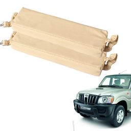 Kozdiko Beige Color Seat Gap Filler Set of 2 Pcs for Mahindra Scorpio Old image 1