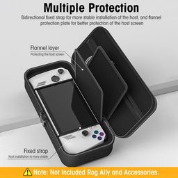 Carrying Case for Rog Ally & Accessories, Portable Handbag for Rog Ally/ROG Ally X, EVA Carrying Case Rog Ally Organizer with Handle, Waterproof Protective Storage Bag Travel Case for Rog Ally Console image 5