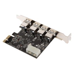 generic Imported Port PCI-E to USB HUB VL805 Chipset PCI Express Card Adapter 5 Gbps Speed image 1
