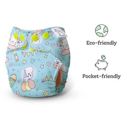 SuperBottoms Freesize UNO Cloth Diapers for Babies 3M - 3Y l 2 Outer Shells with 3 Easy Clean Top Sheets l Washable & Reusable Diaper. image 4