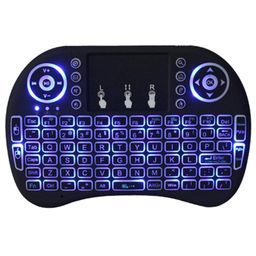 H&D PIPALIYA Mini Wireless Keyboard Tri-Color Backlight Laptop Nightlight Keyboard image 1