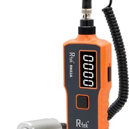 R-TEK Digital Vibration Meter, High Precision Split Type Digital Vibration Meter Tester Vibration Analyzer Vibrometer Acceleration Sensor Gauge (ORANGE) image 1