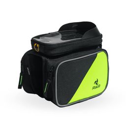 Raida F-Pro Cycle Top Tube Bag with Touchscreen Access | Easy Installationc | Detachable Mobile Pouch |Tool Kit Pouch | Polyester image 1