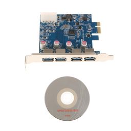ivelect 4-Port Super Speed USB 3.0 PCI Express Card with 4-pin IDE Power Connecter image 4