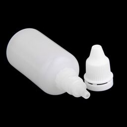 generic E_14014007 Imported 10 Pieces 30Ml Empty Plastic Squeezable Dropper Bottles for Eye Drops Lab Liquid, Transparent image 3