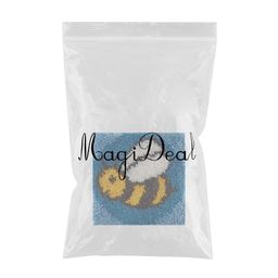 LOOM TREE Latch Hook Rugs Carpets Cushion Mat Making Kit Crafts for Beginner Bee Needlecrafts & Yarn | Rug Making | Latch Hooking | Latch Hooking Kits image 4