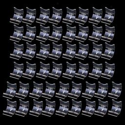 50pcs Lighter Display Stand Clear Acrylic Holder Support for Lighters Accs image 1