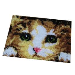 BNF Latch Hook Kits with Basic Tool and Instruction for Rug Making Cat | Crafts | Needlecrafts & Yarn | Rug Making | Latch Hooking | Latch Hooking Kits | 1 Set of Latch Hook Kits image 5