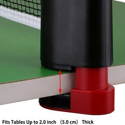Vector X Cyber Table Tennis Playset (2 Racquets + 3 Balls + 1 Net) (Ball) Table Tennis Racquet and T.T Balls Set with Table Tennis Net (Multi-Color) (Table Tennis Net) image 4