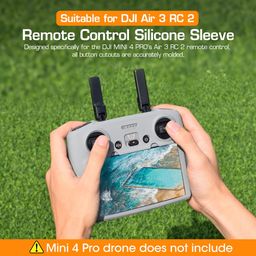 zorbes Silicone Case for DJI Air 3 RC 2 Remote Controller, Air 3 Silicone Protective Case Cover Sleeve Anti-slip Silicone Case for Air 3 RC 2 Remote Controller DJI Mini 4 Pro, No Air 3 RC 2 Remote Controller image 2