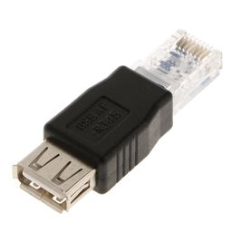 THE STYLE SUTRA USB A F to Ethernet RJ45 Male Router Adapter Plug Socket LAN Network image 5