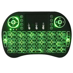 H&D PIPALIYA Mini Wireless Keyboard Tri-Color Backlight Laptop Nightlight Keyboard image 4