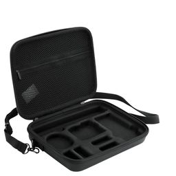 Polyurethane For Osmo Action 3 Carrying Case For Dji Osmo Action 3/Action 4/5Pro, Hard Shell Bag With Shoulder Strap Travel Case For Dji Osmo Action 3/4/5Pro Camera, Not Included Camera, black image 2