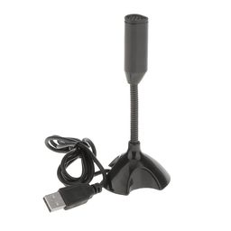 MaK WOrLD USB Stand Mini Desktop Studio Speech Microphone Mic for PC Laptop Notebook image 1