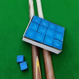 Proberos® 12pcs Snooker Chalk, Cue Chalk for Pool, Billiards, Snooker Small Square Chalk Blocks to Enhance Friction, Spin & Accuracy Prevent Miscues & Improve Shot Control Portable & Easy to Use image 2
