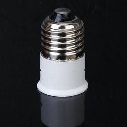 generic Plastic Bulb Holder 1 Socket Enlarger Adapter (White)Pack of 1 image 3