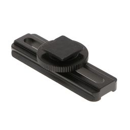 ujeavette 20mm Quick Release Hot Shoe Conversion Macro Focusing Rail Slider for Compatible with SLR image 5