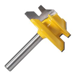 calandis CALANDIS® 6mm Shank 45 Degree Lock Miter Glue Joint Router Bit Wood Milling Cutter image 2