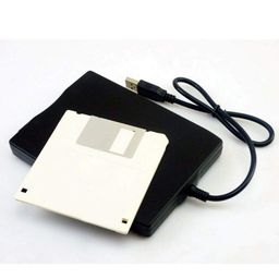 en-volant Black External USB Floppy-Disk Drive Portable Diskette FDD for PC Notebook image 3