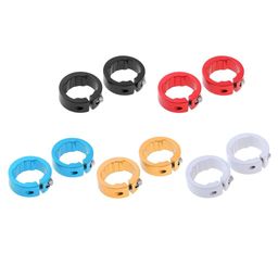 the style sutra THE STYLE SUTRA® 2x2pcs Alloy Bike Handlebar Grip Lock Ring End Locking Ring Black 12mm | Sporting Goods | Cycling | Bicycle Components & Parts | Handlebar Grips Tape & Pads image 3