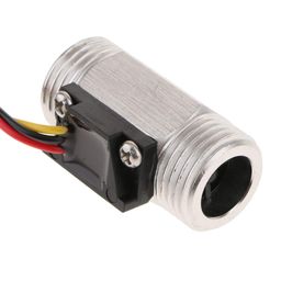 SAZ DEKOR Water Flow Sensor Fluid Flowmeter Switch Flow Measurement Stainless Steel image 2